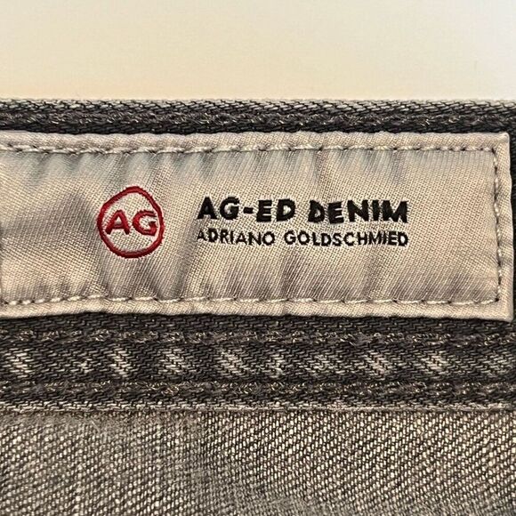 AG Adriano Goldschmied Tellis Men's 32x33 Gray Cotton Modern Slim Jeans - Picture 7 of 8